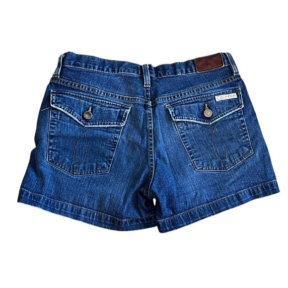 Calvin Klein Jeans Women's 6 Vintage Y2K Denim Jean Shorts 31"x 4" - Picture 4 of 6